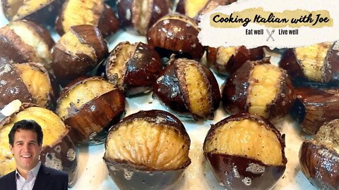 World's Best Tasting Roasted Chestnuts Easy Recipe Cooking Italian with Joe