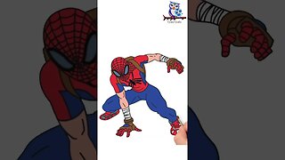 Draw Spider-Man Peter Parker #drawing #drawingtutorial #spiderman