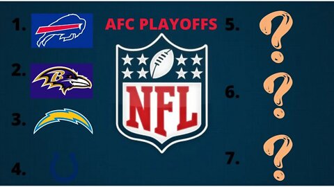 Bills, Ravens, Chargers, Colts make playoffs. But Who Else?