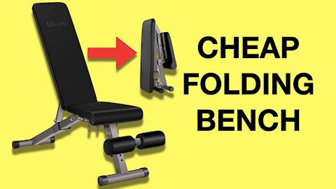 CHEAP Folding Adjustable Weight Bench (FID Bench on Amazon)