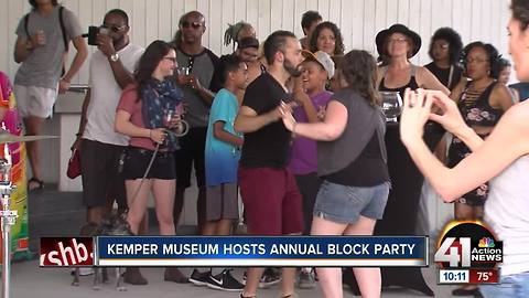 Kemper Museum hosts annual block party