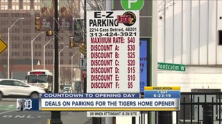 Saving on parking for Opening Day