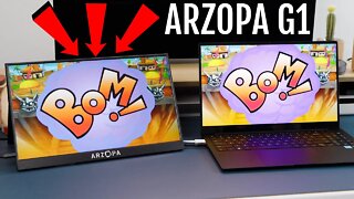 Arzopa G1 - A Portable 144hz Gaming Monitor Under $200