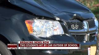 2 Oak Creek High School students hit by car driven by high school staff member