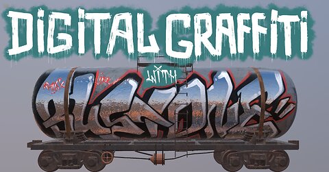 Digital graffiti Art With Rust