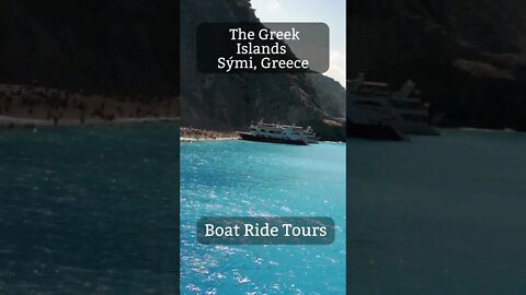 The Greek Island boat ride tour. 😊