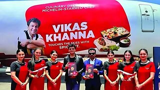 Unveiled New Livery and Meal with Michelin Star Chef Vikas Khanna