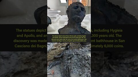 Groundbreaking Discovery: 2,300-Year-Old Bronze Statues Unearthed in Tuscany #shorts #history