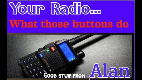 Radio - What do those buttons do?