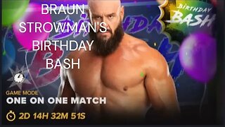 WWE 2K23 MYFACTION LIVE EVENT braun strowman BIRTHDAY BASH #wwe2k23 #wwe2k23gameplay