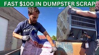 Fast $100 In Scrap Metal + Art Gallery In A Dumpster