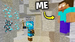 I Pretended To Be HEROBRINE In Minecraft