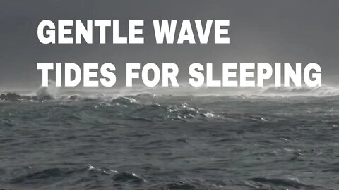 Relaxing Wave Sounds at Night, Low Pitch Waves Sounds for Deep Sleeping