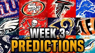 NFL Week 3 Predictions & Bets