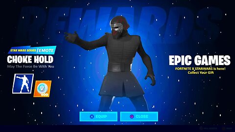 CLAIM Your *FREE* STAR WARS Emote Now In Fortnite!.. (Choke Hold)