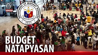 Proposed 2023 budget ng DMW, natapyasan