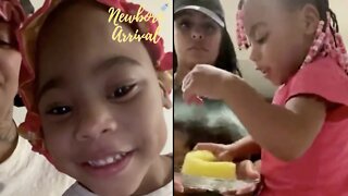 Alexis Skyy's Daughter Alaiya Insist On Washing The Dishes! 🍽