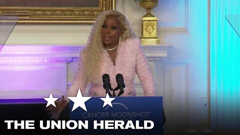 First Lady Jill Biden and Mary J. Blige Deliver Remarks at a White House Cancer Moonshot Event