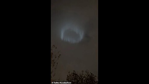 UFO Fears In Milan After Mystery Ring Of Lights Appears In The Sky