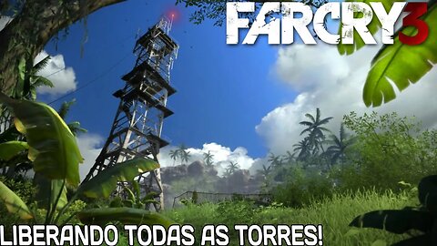 FAR CRY 3 2023 AO VIVO Destruindo as torres e caçando( Spin Off)