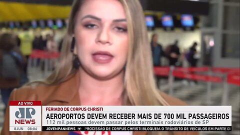 Feriado de Corpus Christi: Aeroportos devem receber mais de 700 mil passageiros