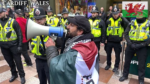 ☮️Pro-PS Protesters, McDonald's St. Mary Street Cardiff☮️