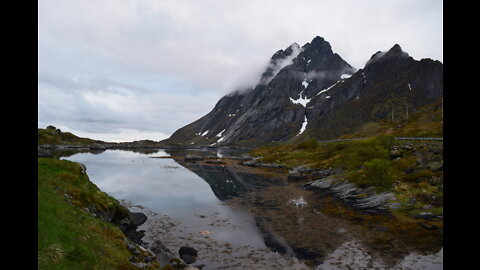 Trekking the Lofoten Archipelago Nordland, Norway