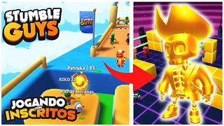 🔥 STUMBLE GUYS AO VIVO 🔥 SALINHA COM OS CRIA 👑 EM BUSCA DA COROA PERDIDA | 🏆 ZERANDO O BLOCK DASH 🔥