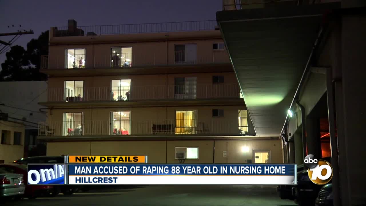 Man accused of raping 88 year old in nursing home