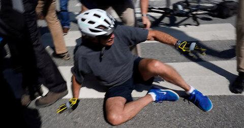 Joe Biden Falls Off Bike as He Rides Near Delaware Beach Home