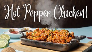 Hot pepper chicken #cooking #chicken #rice