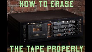 Can a bulk tape eraser erase the cassette tape properly?