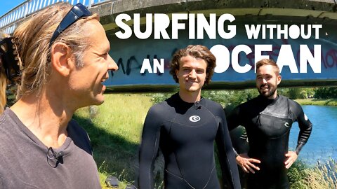 Catching surf in landlocked Switzerland - how is this even possible?