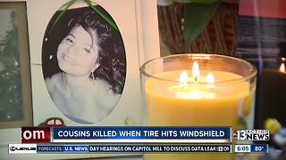 Family of woman, teen killed after tire hits windshield speaksout