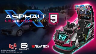 Drive A Virtual Supercar In Asphalt 9 Legends Arcade VR by LAI Games (IAAPA 2022)
