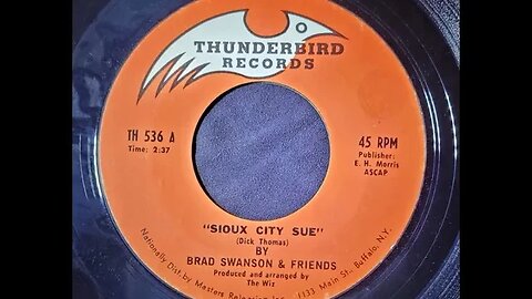 Brad Swanson & Friends – Sioux City Sue