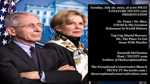 TECNTV.COM / Dr. Fauci / Dr. Birx: COVID Is The Greatest Holocaust In World History