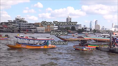 Chao Phraya river in Bangkok, Thailand