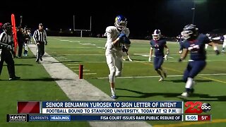 Senior Benjamin Yurosek to sign Letter of Intent