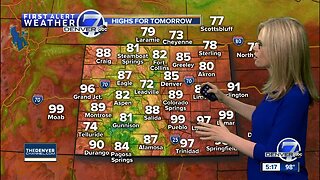 Another day of near-triple-digit heat across the Denver metro area