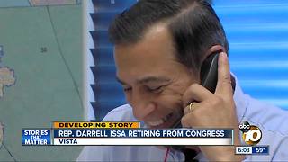 Rep. Darrell Issa says he won't seek re-election