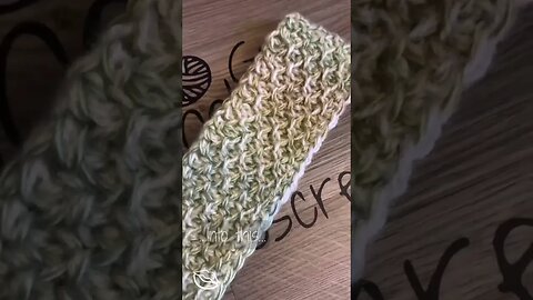 Discover the Magic of Tunisian Crochet with a Teal & White Scrap Yarn Headband | Jenetics Creations