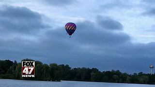 Pilot Escapes Injury After Hot-Air Balloon Catches Fire