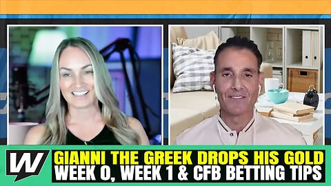 College Football Picks and Predictions | Gianni The Greek Drops his GOLD for College Football Week 1
