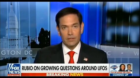 Senator Marco Rubio UFO whistleblowers are credible people and if true, biggest story in history.