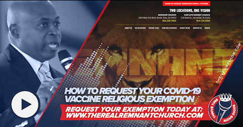 How to Request a COVID-19 Vaccine Religious Exemption w/ Pastor Leon Benjamin and Dr. Jim Meehan