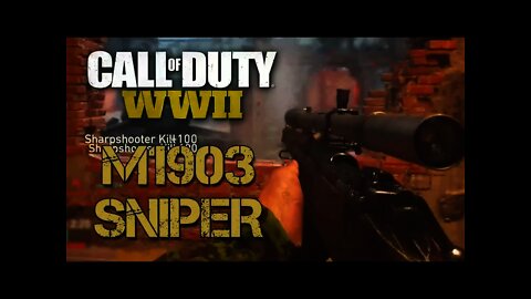 NEW M1903 SNIPER in Call of Duty: WW2! - Snipez For Dayz