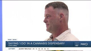 Cannabis dispensary wedding