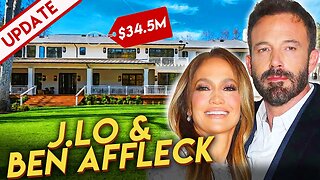 Jennifer Lopez & Ben Affleck | House Tour | $34.5 Million Pacific Palisades Mansion & More