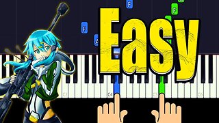 Ignite Sword Art Online 2 - Easy Piano Tutorial + Music Sheets